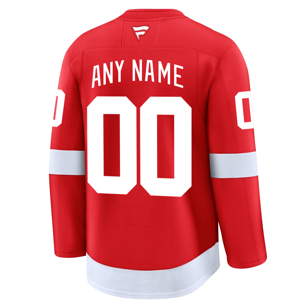 Customizable Detroit Red Wings 2024 Fanatics Premium Official NHL HOME CoolHockey