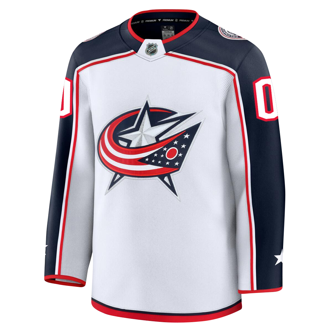 Customizable Columbus Blue Jackets 2024 Fanatics Premium Official NHL AWAY Jersey