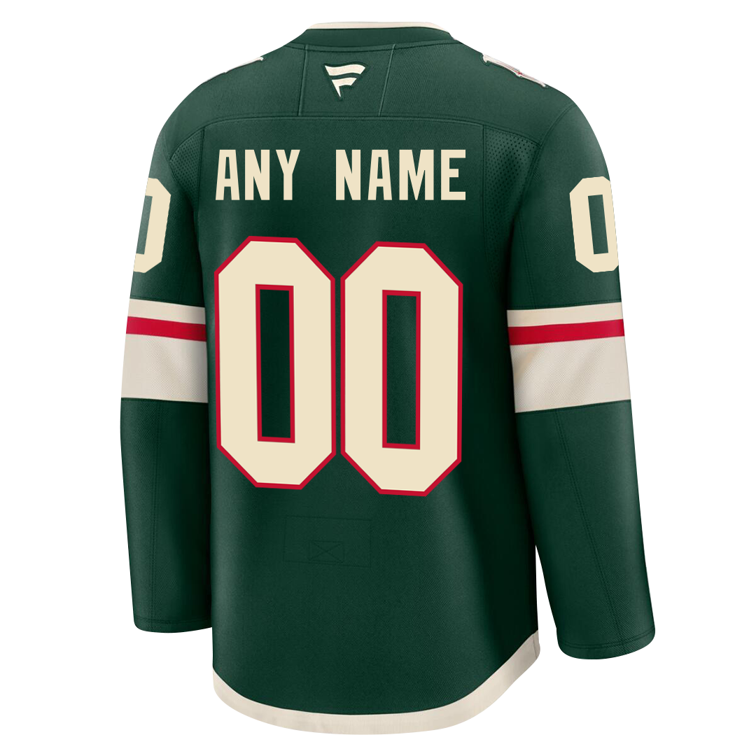 PRE ORDER ONLY Customizable Minnesota Wild 2024 Fanatics Premium Official NHL Jersey