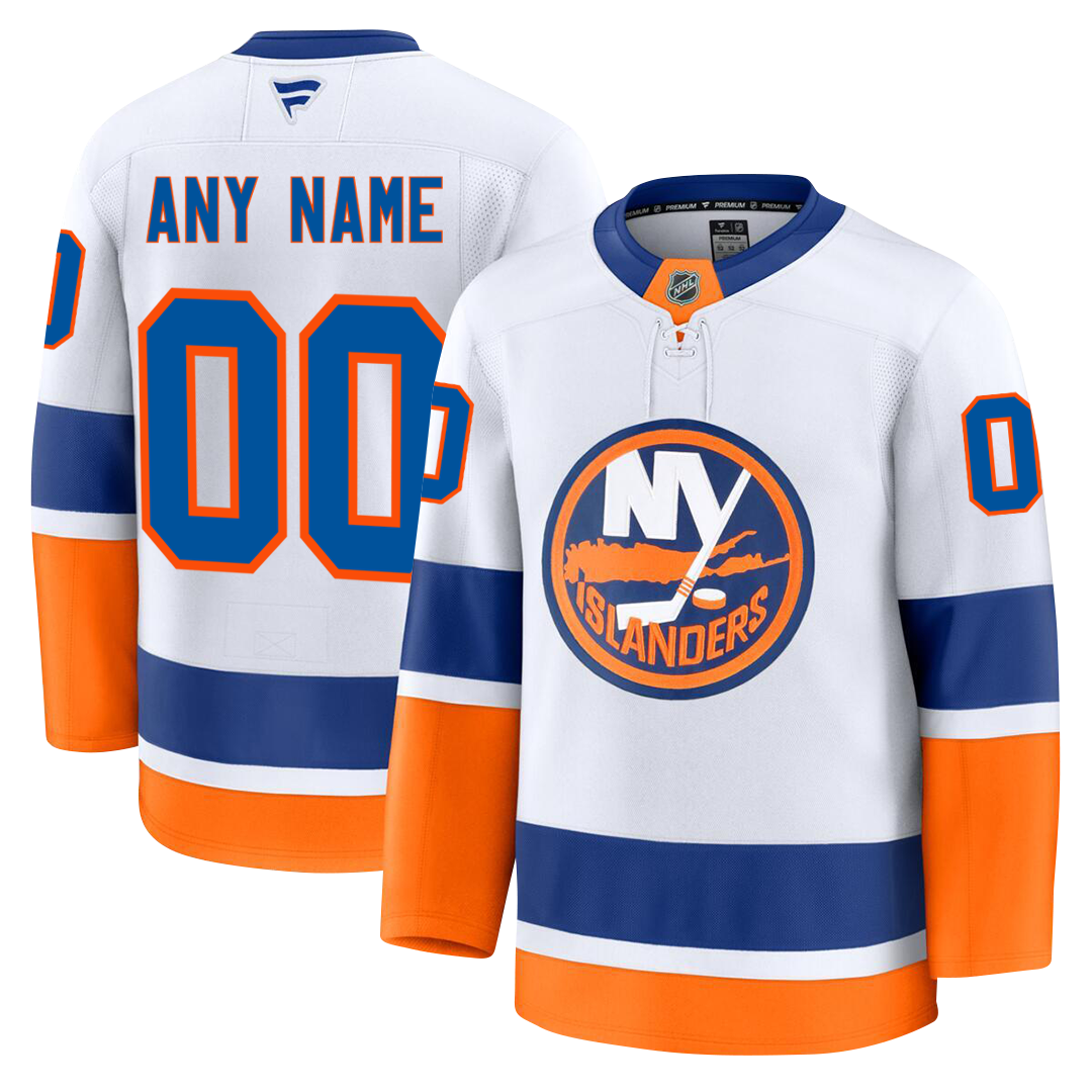 Customizable New York Islanders 2024 Fanatics Premium Official NHL AWAY Jersey