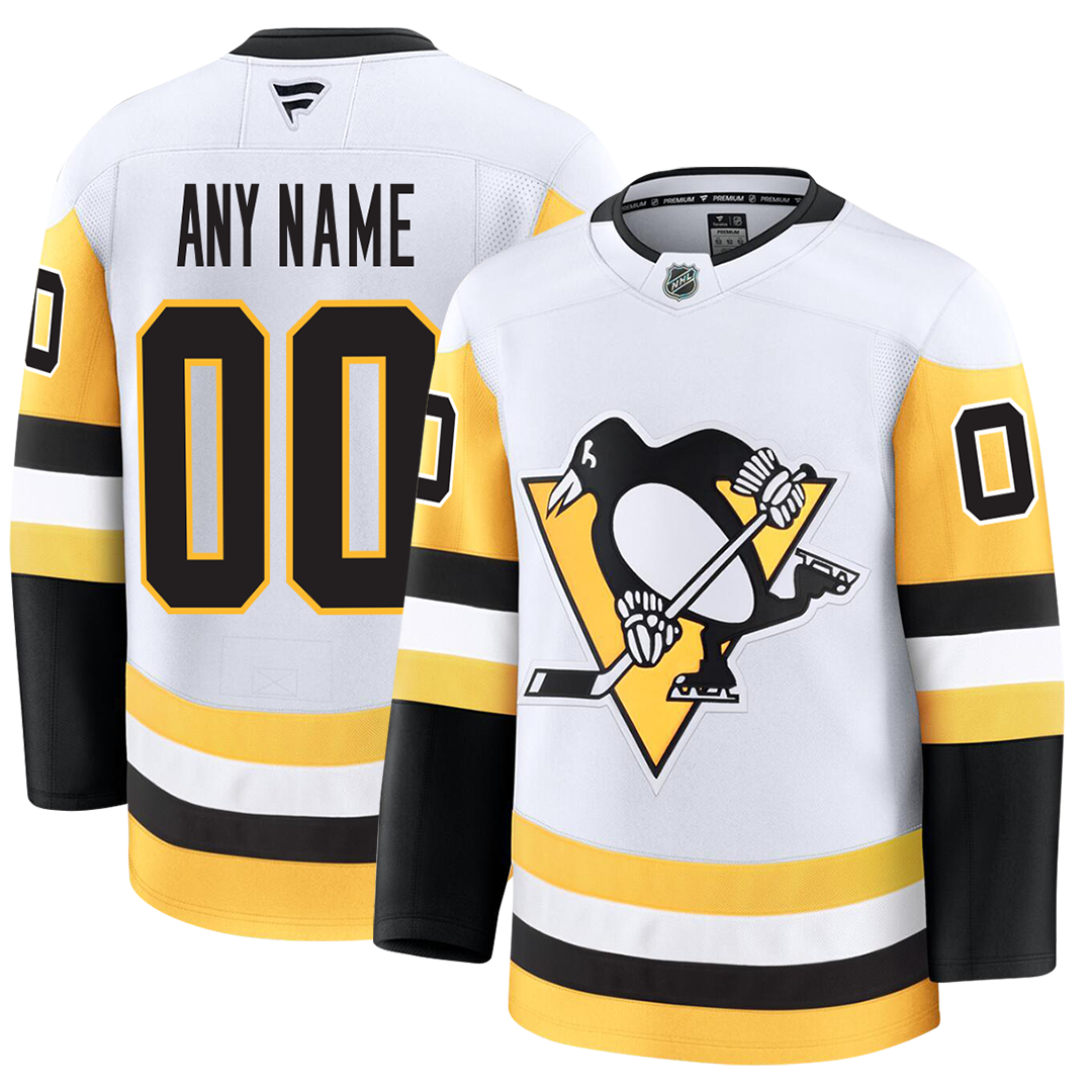 Customizable Pittsburgh Penguins 2024 Fanatics Premium Official NHL AWAY Jersey