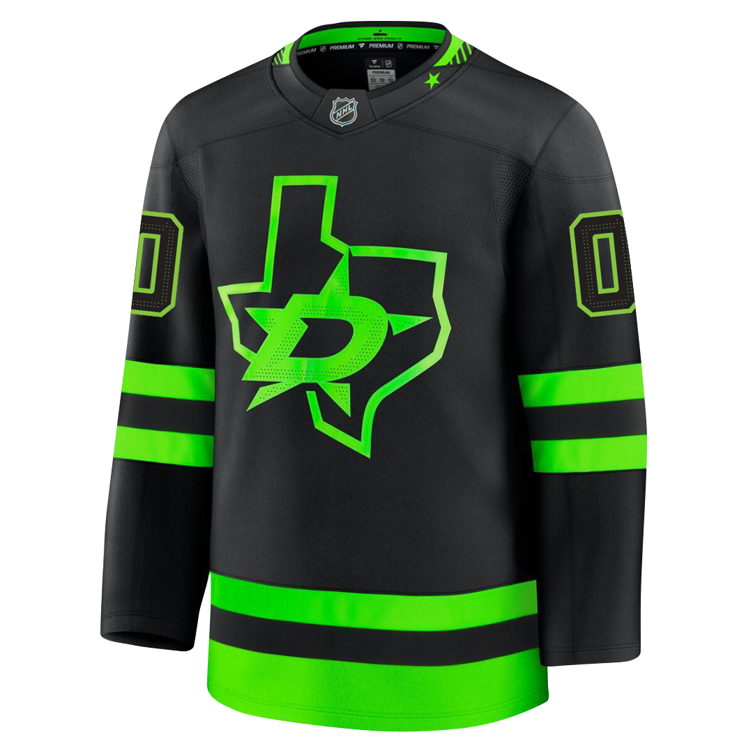 Customizable Dallas Stars 2024 Fanatics Premium Official NHL THIRD ALTERNATE Jersey