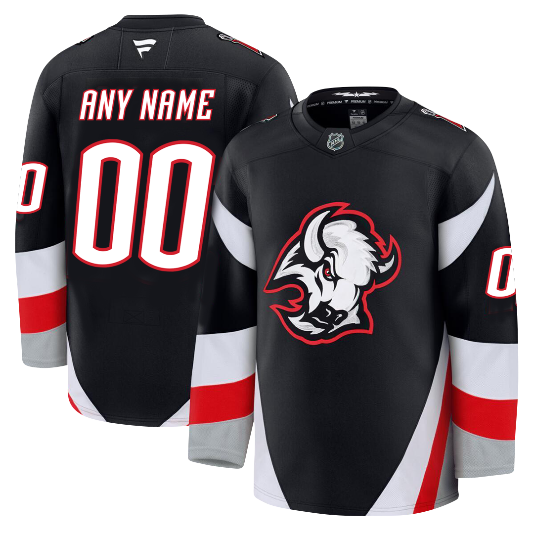Customizable Buffalo Sabres 2024 Fanatics Premium Official NHL THIRD ALTERNATE Jersey