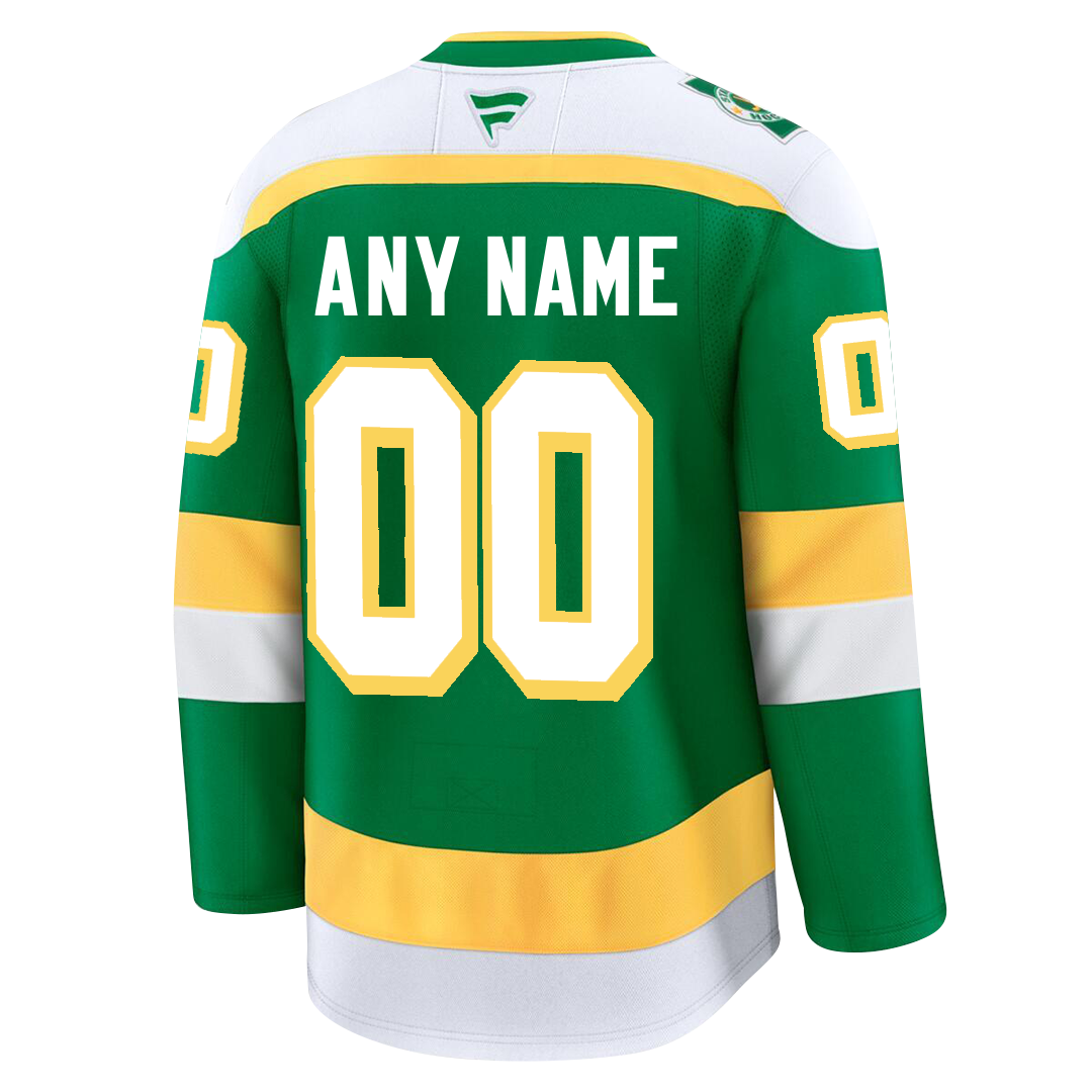 Customizable Minnesota Wild 2024 Fanatics Premium Official NHL THIRD ALTERNATE Jersey