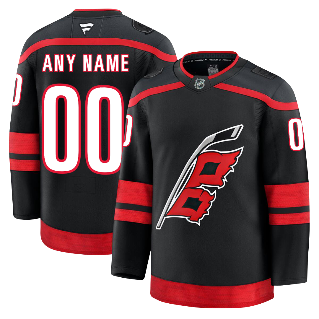 Customizable Carolina Hurricanes 2024 Fanatics Premium Official NHL HOME Jersey