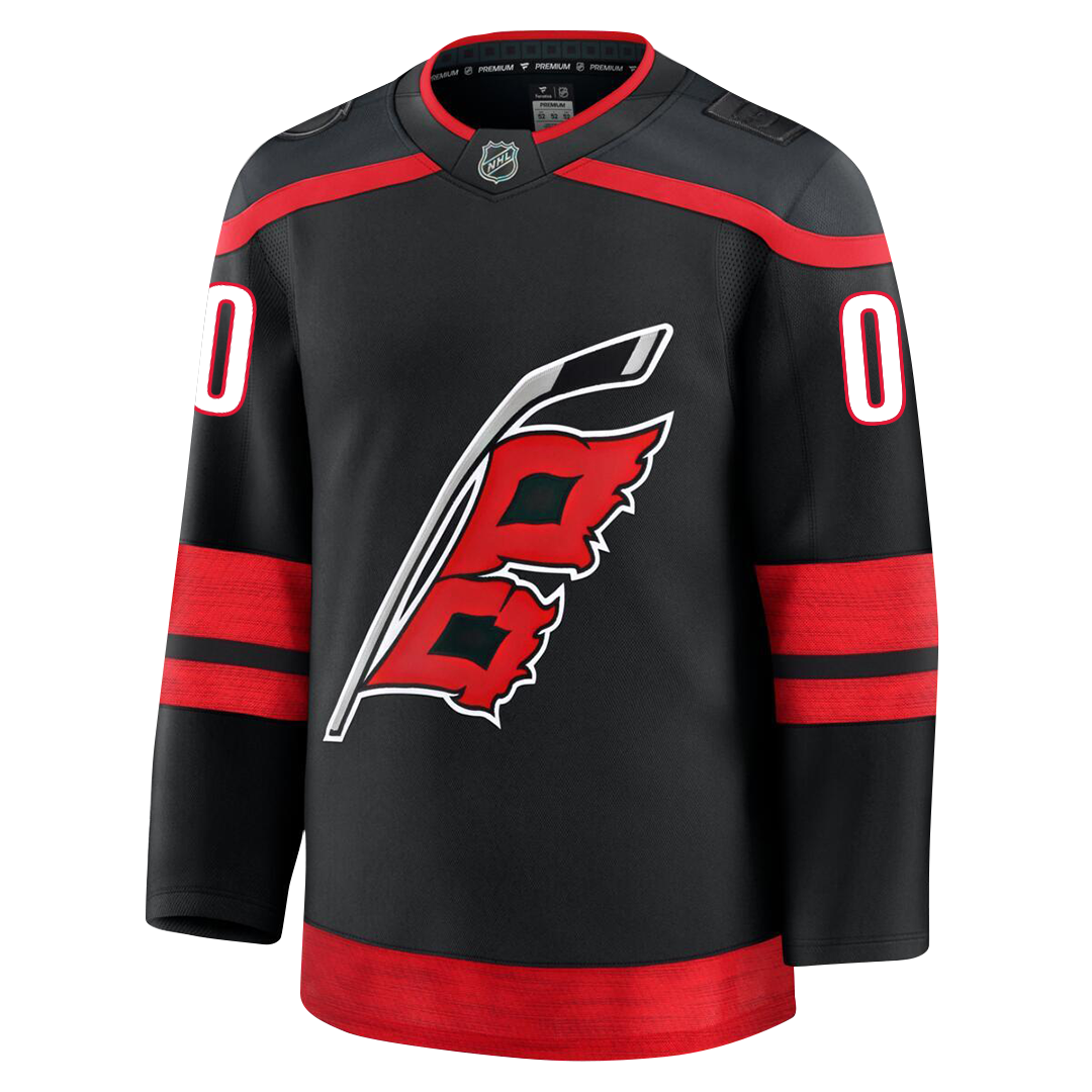 Customizable Carolina Hurricanes 2024 Fanatics Premium Official NHL HOME Jersey