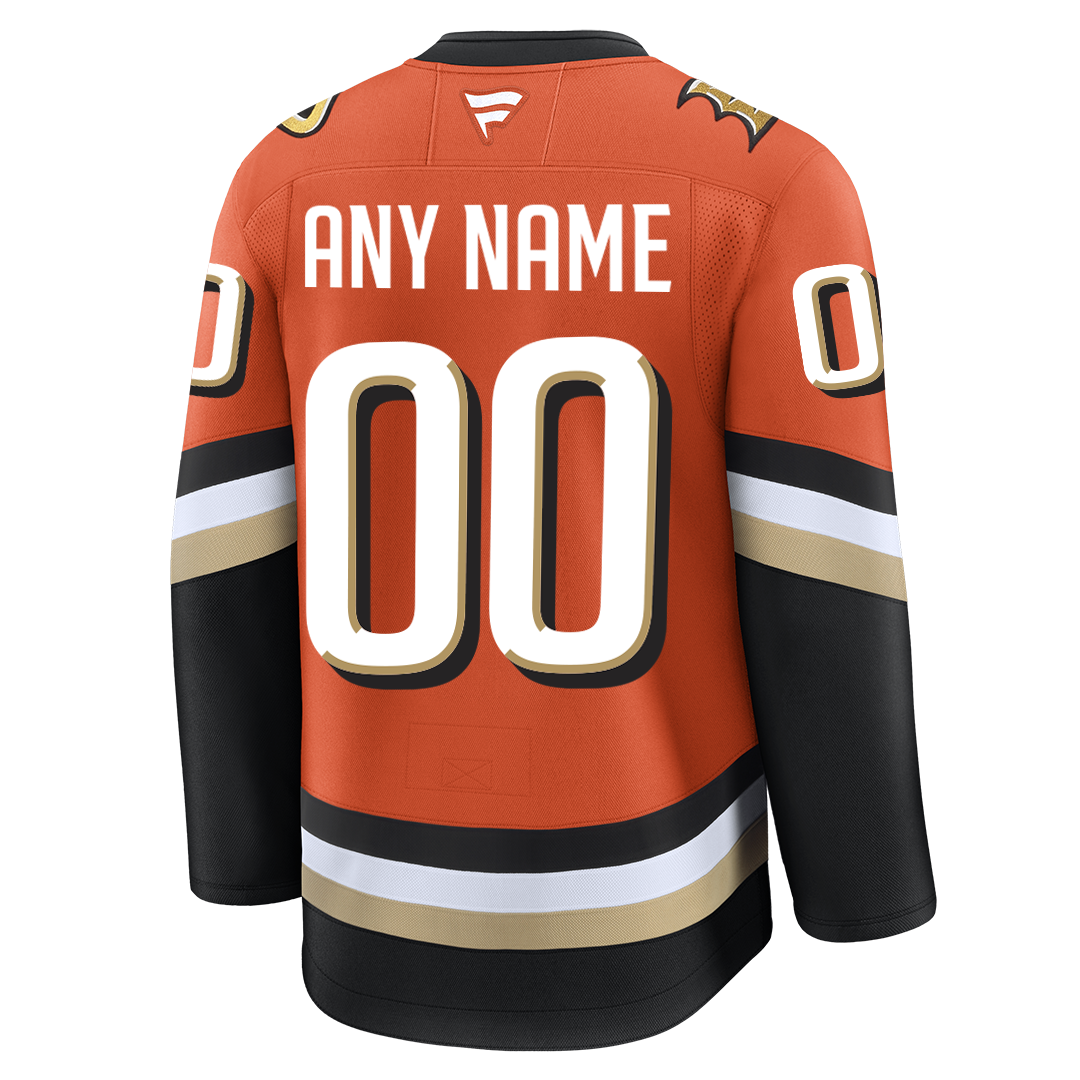 Customizable Anaheim Ducks 2024 Fanatics Premium Official NHL HOME Jer CoolHockey