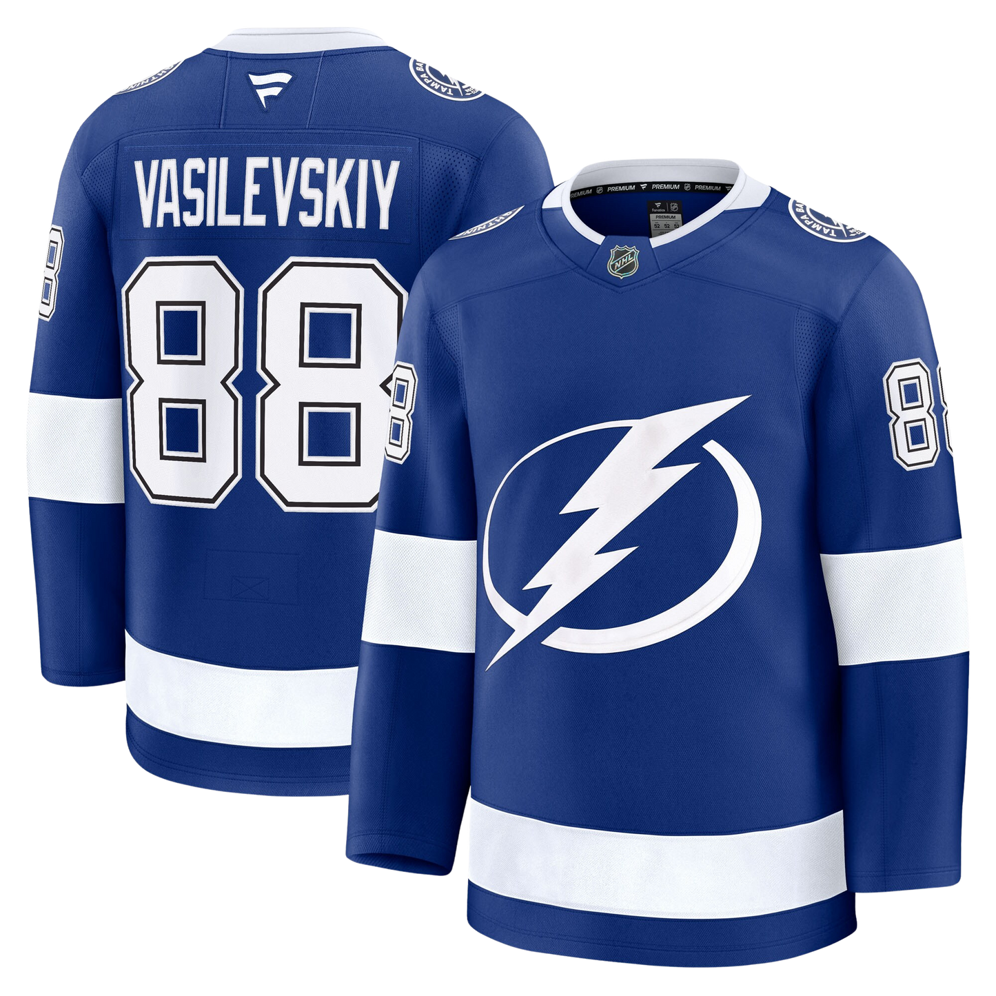 Andrei Vasilevskiy Tampa Bay Lightning 2024 Fanatics Premium Official NHL HOME Jersey