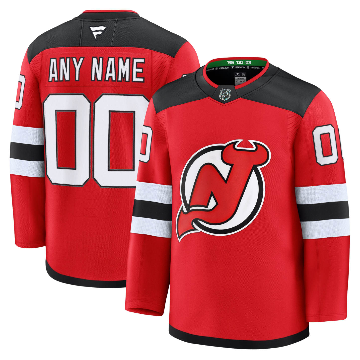 Customizable New Jersey Devils 2024 Fanatics Premium Official NHL HOME Jersey