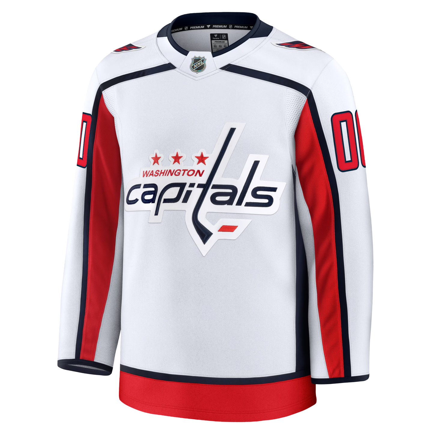 Customizable Washington Capitals 2024 Fanatics Premium Official NHL AWAY Jersey
