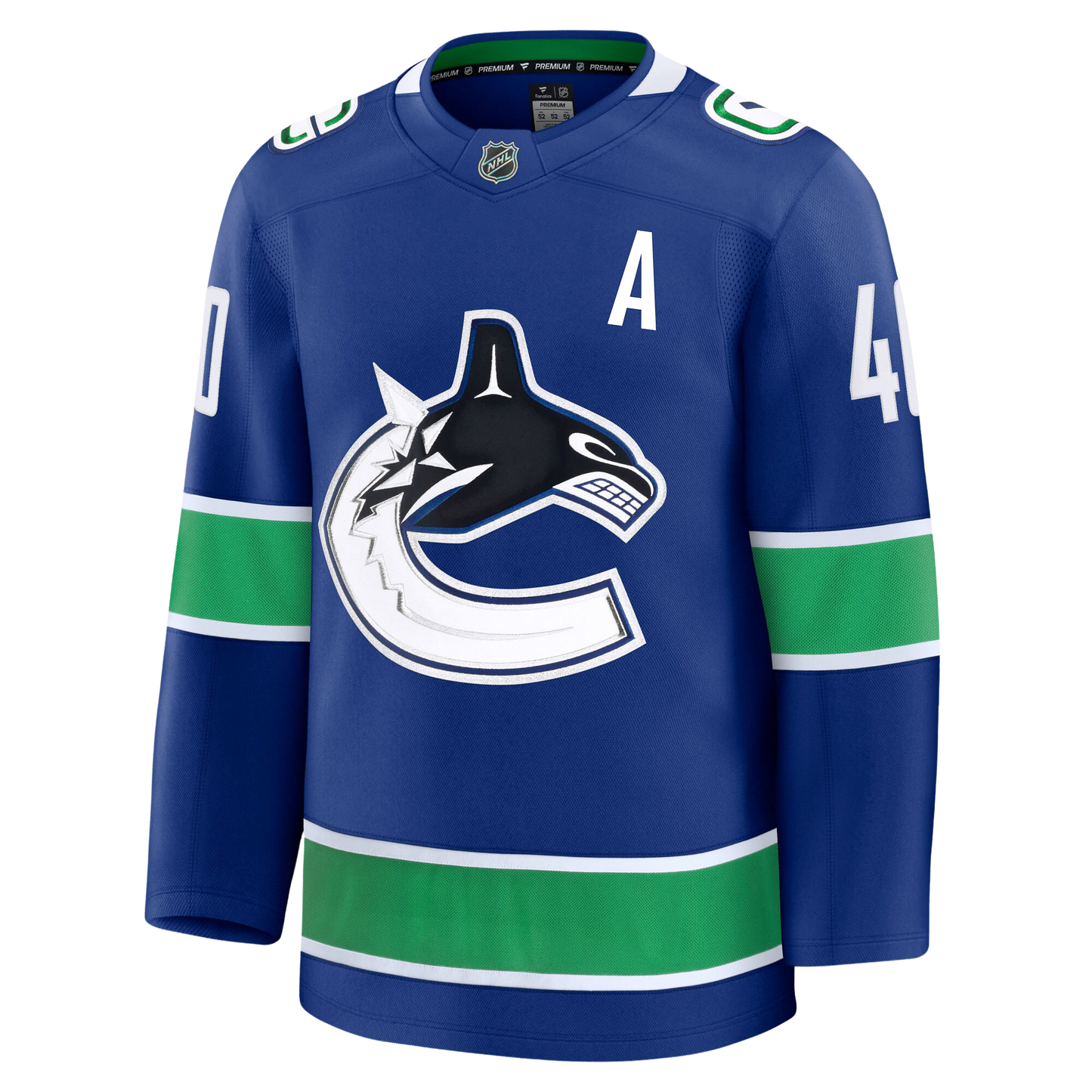 Elias Pettersson Vancouver Canucks 2024 Fanatics Premium Official NHL HOME Jersey