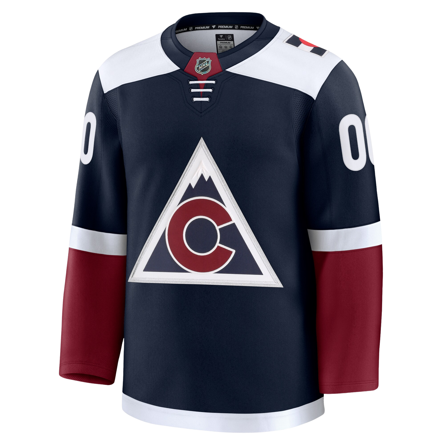 Customizable Colorado Avalanche 2024 Fanatics Premium Official NHL THIRD ALTERNATE Jersey
