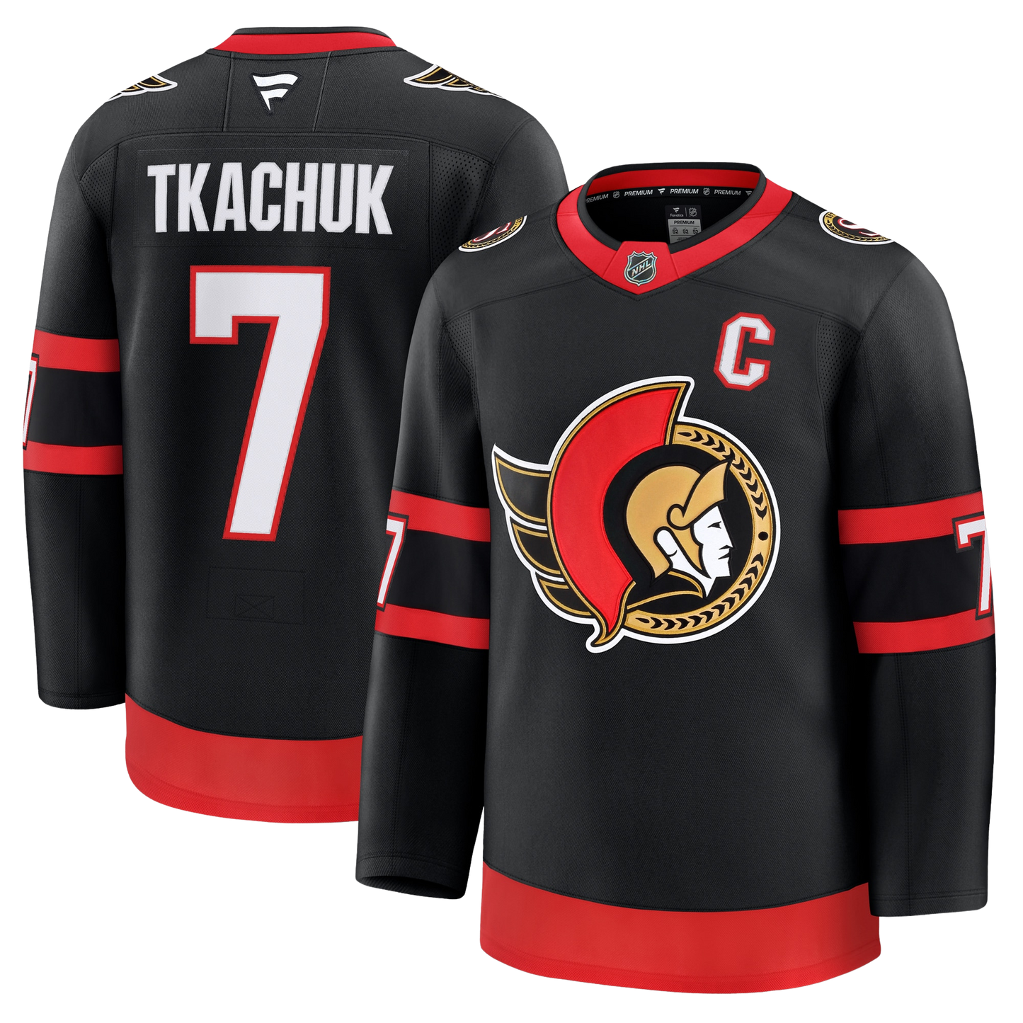 Brady Tkachuk Ottawa Senators Fanatics Premium Home Jersey