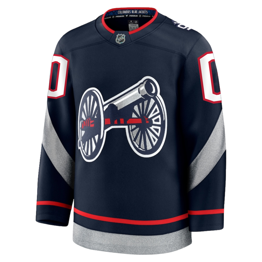 Customizable Columbus Blue Jackets Fanatics Premium Official STADIUM SERIES NHL Jersey