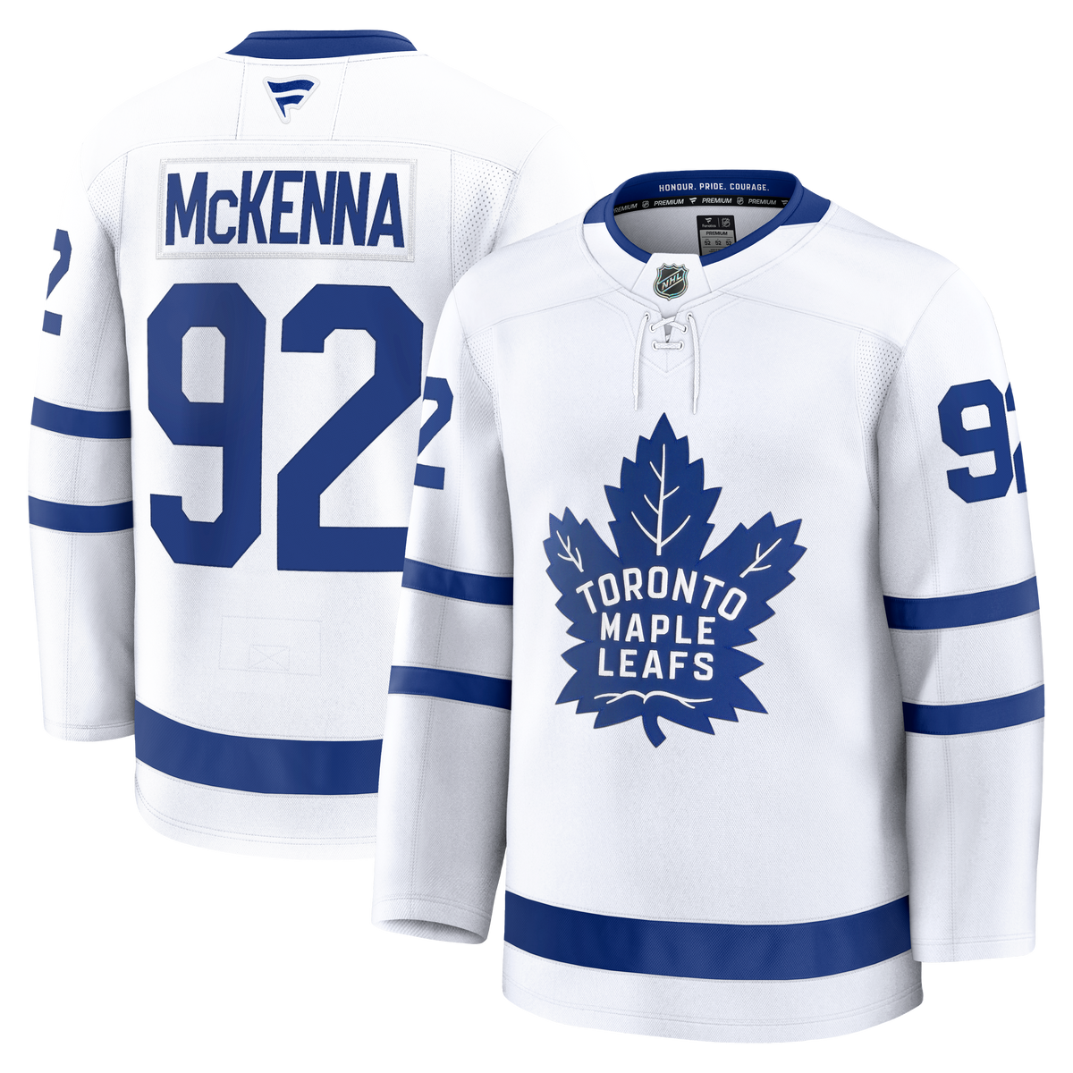Gavin McKenna Toronto Maple Leafs Fanatics Premium Away Jersey