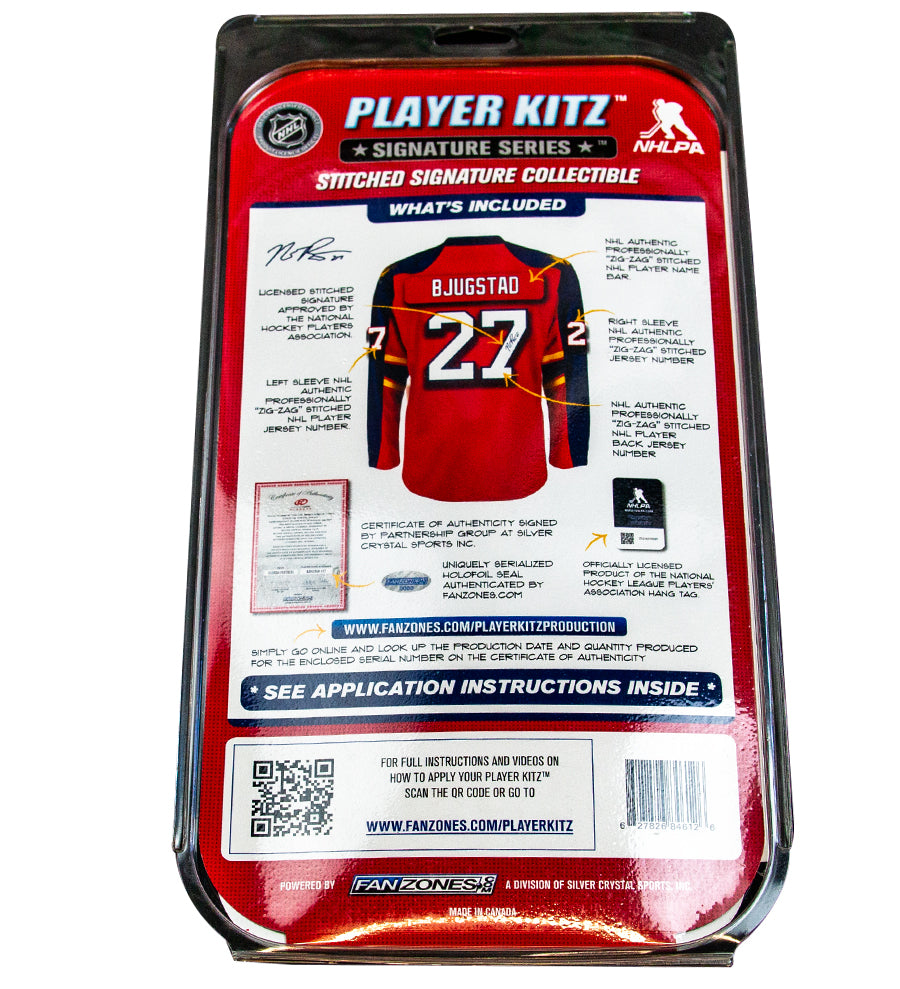 Nick Bjugstad #27 Player Kitz Signature Series Stitched Autograph