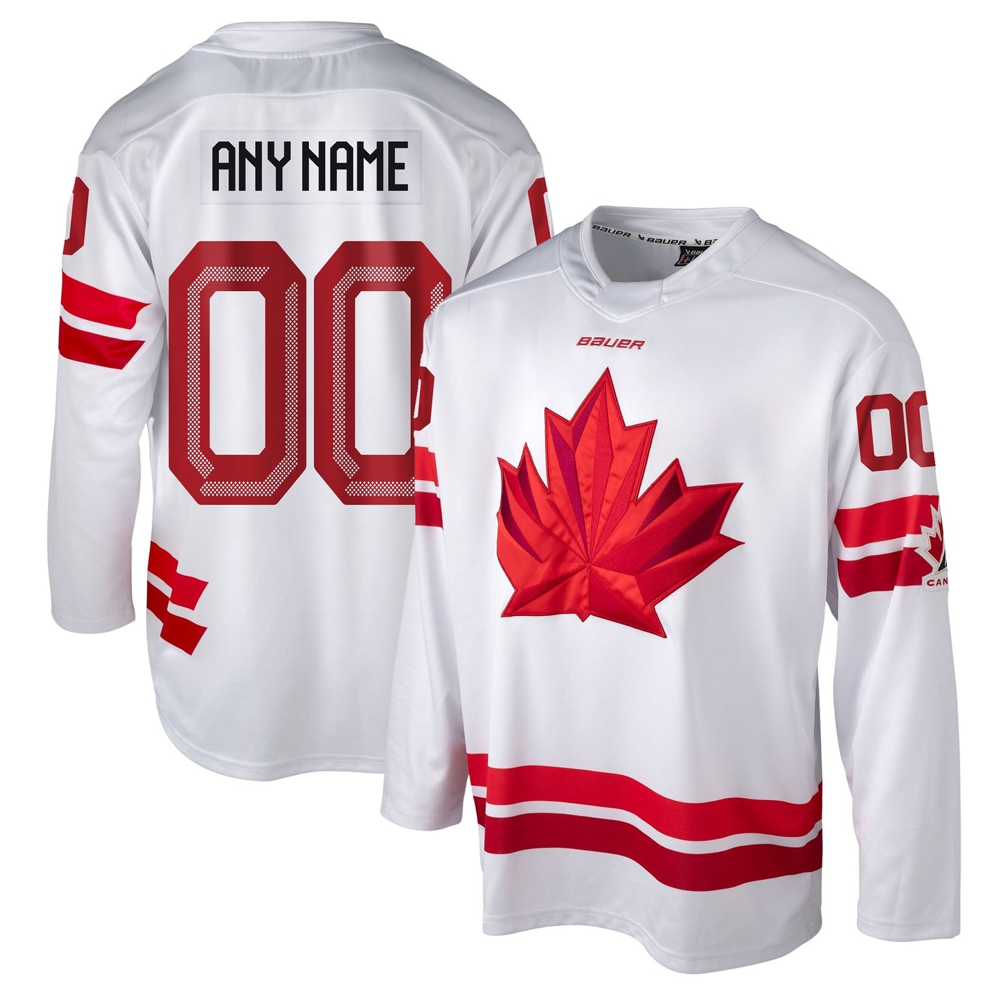 Customizable Team Canada 2025 Bauer Replica Jersey