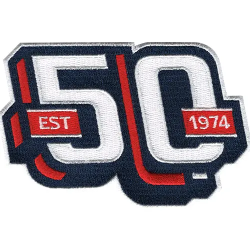 Washington Capitals 50th Anniversary Jersey Patch
