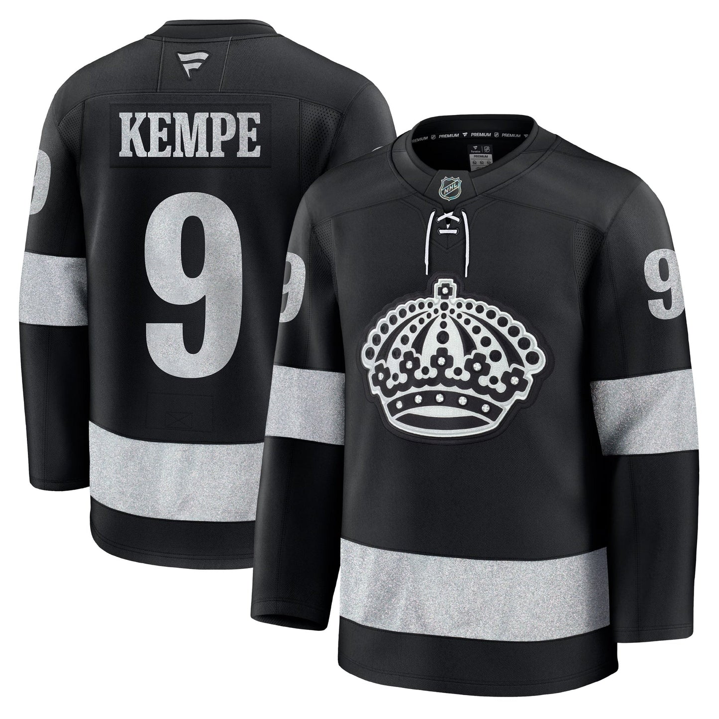 Adrian Kempe Los Angeles Kings Fanatics Alternate Premium Jersey