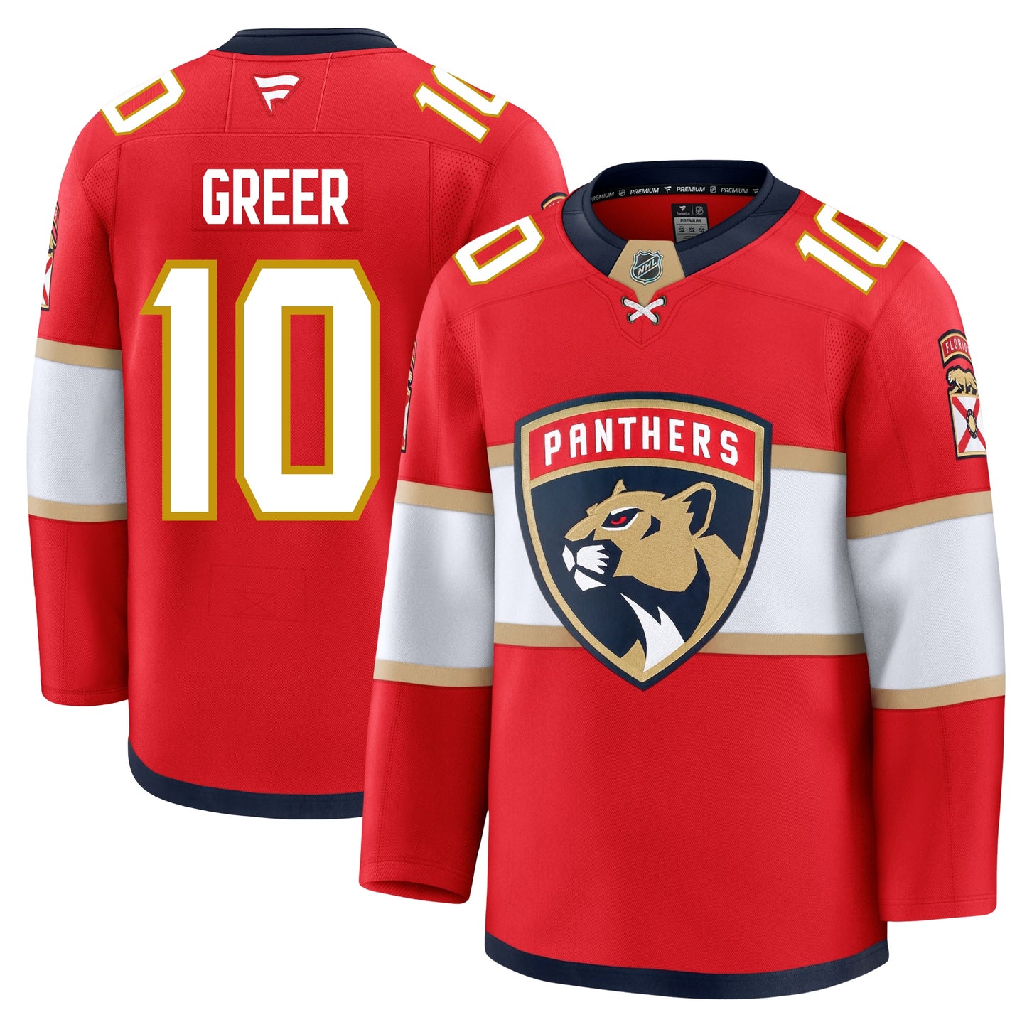 A.J. Greer Florida Panthers Fanatics Premium Home Jersey