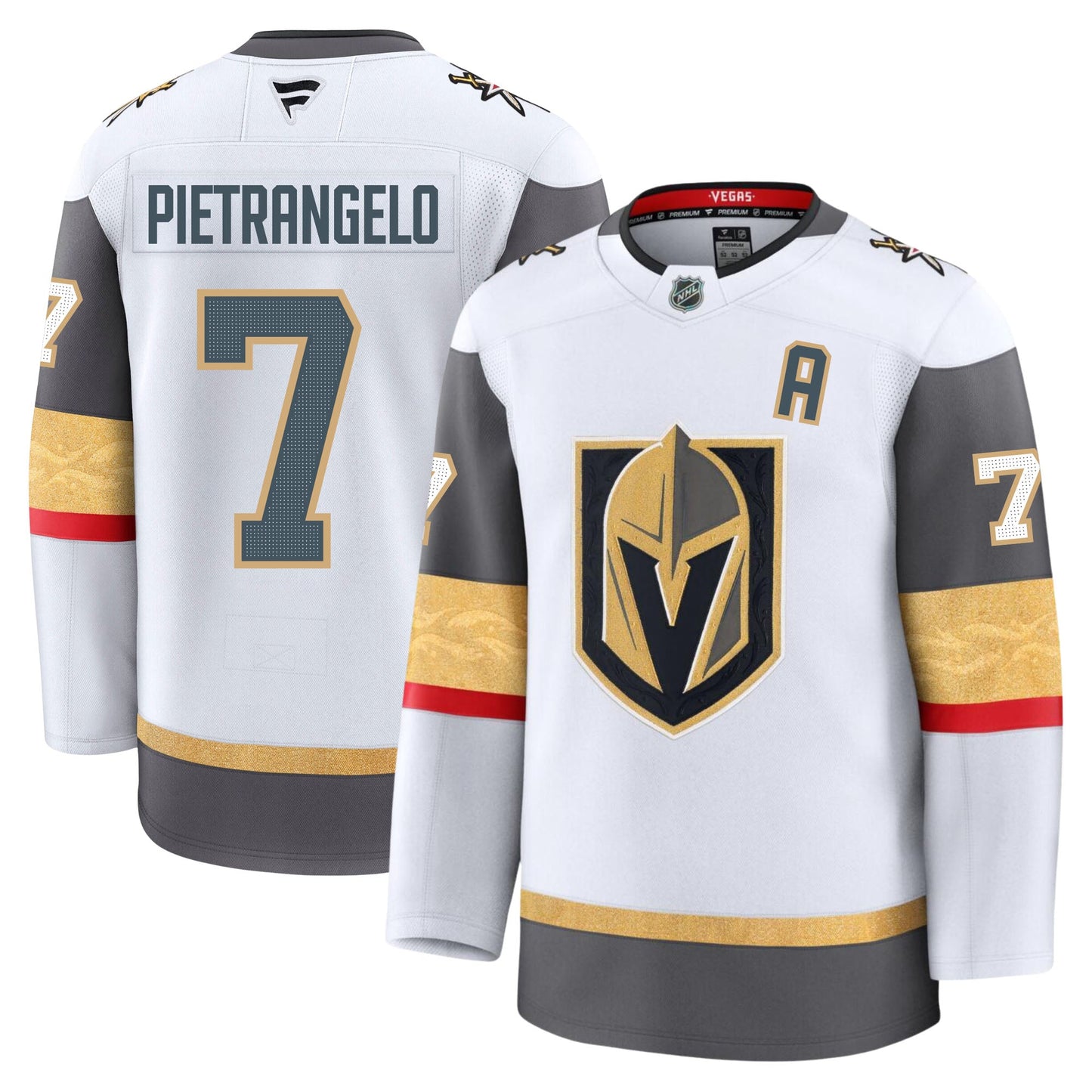Alex Pietrangelo Vegas Golden Knights Fanatics Premium Away Jersey