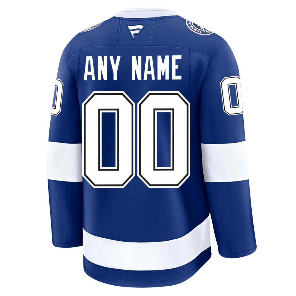 Customizable Tampa Bay Lightning 2024 Fanatics Premium Official NHL HOME Jersey