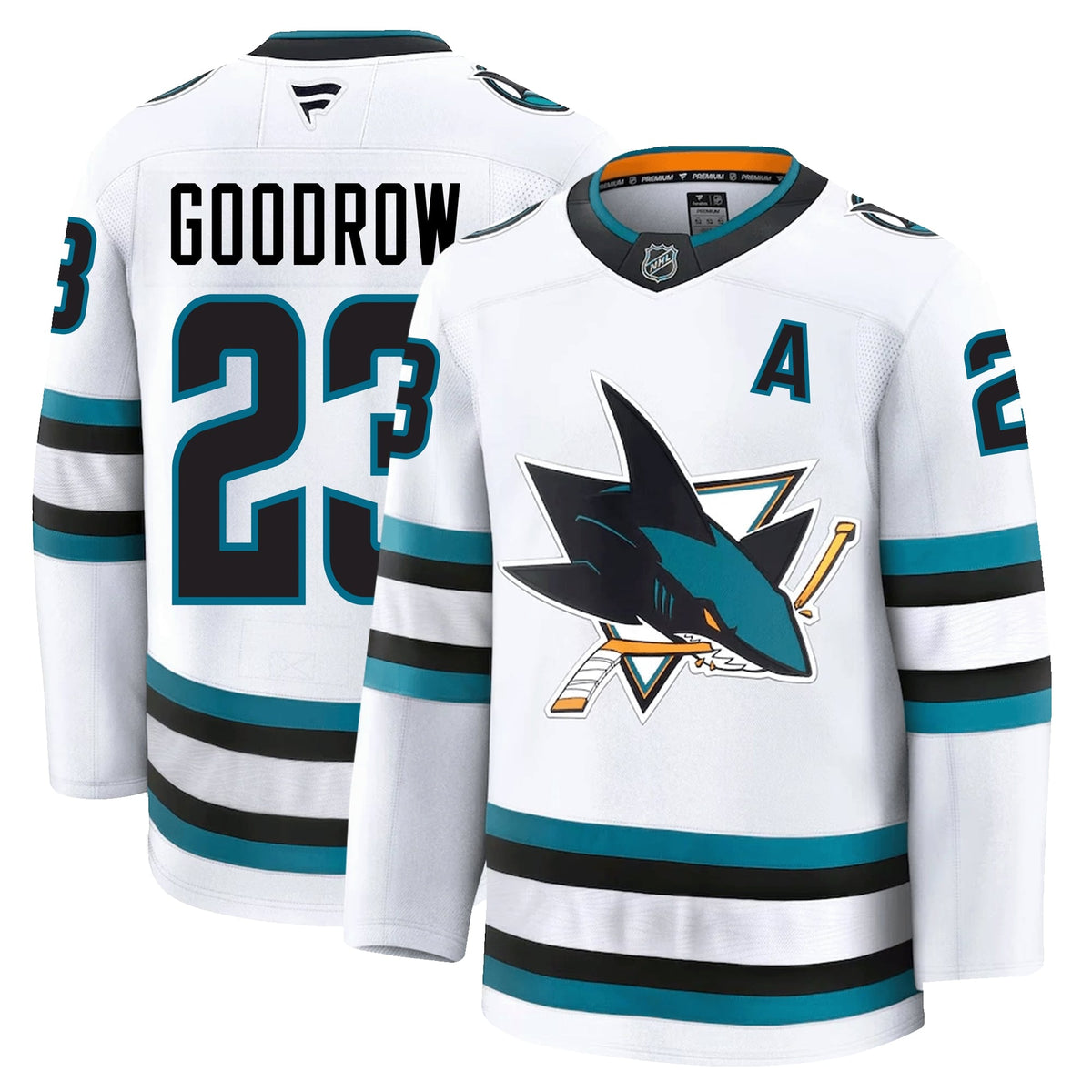 Barclay Goodrow San Jose Sharks Fanatics Premium Away Jersey