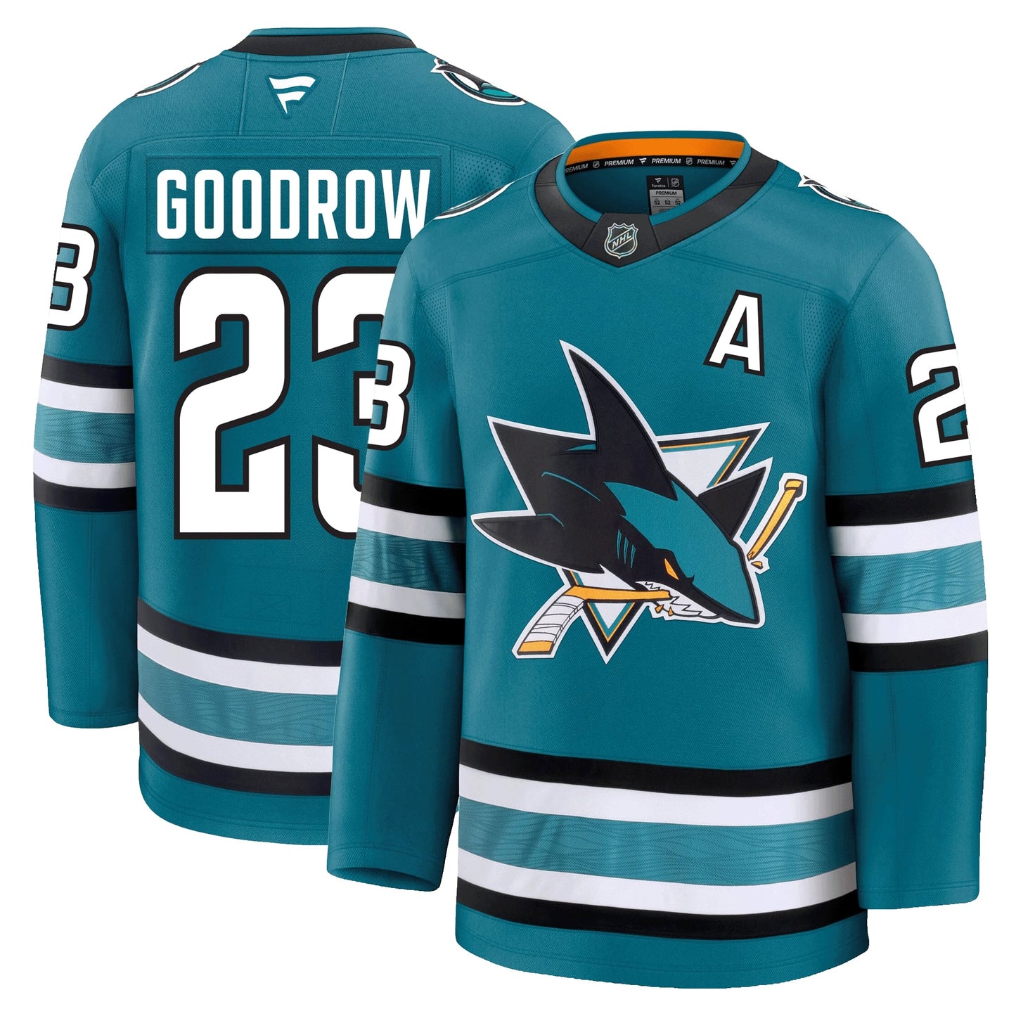 Barclay Goodrow San Jose Sharks Fanatics Premium Home Jersey