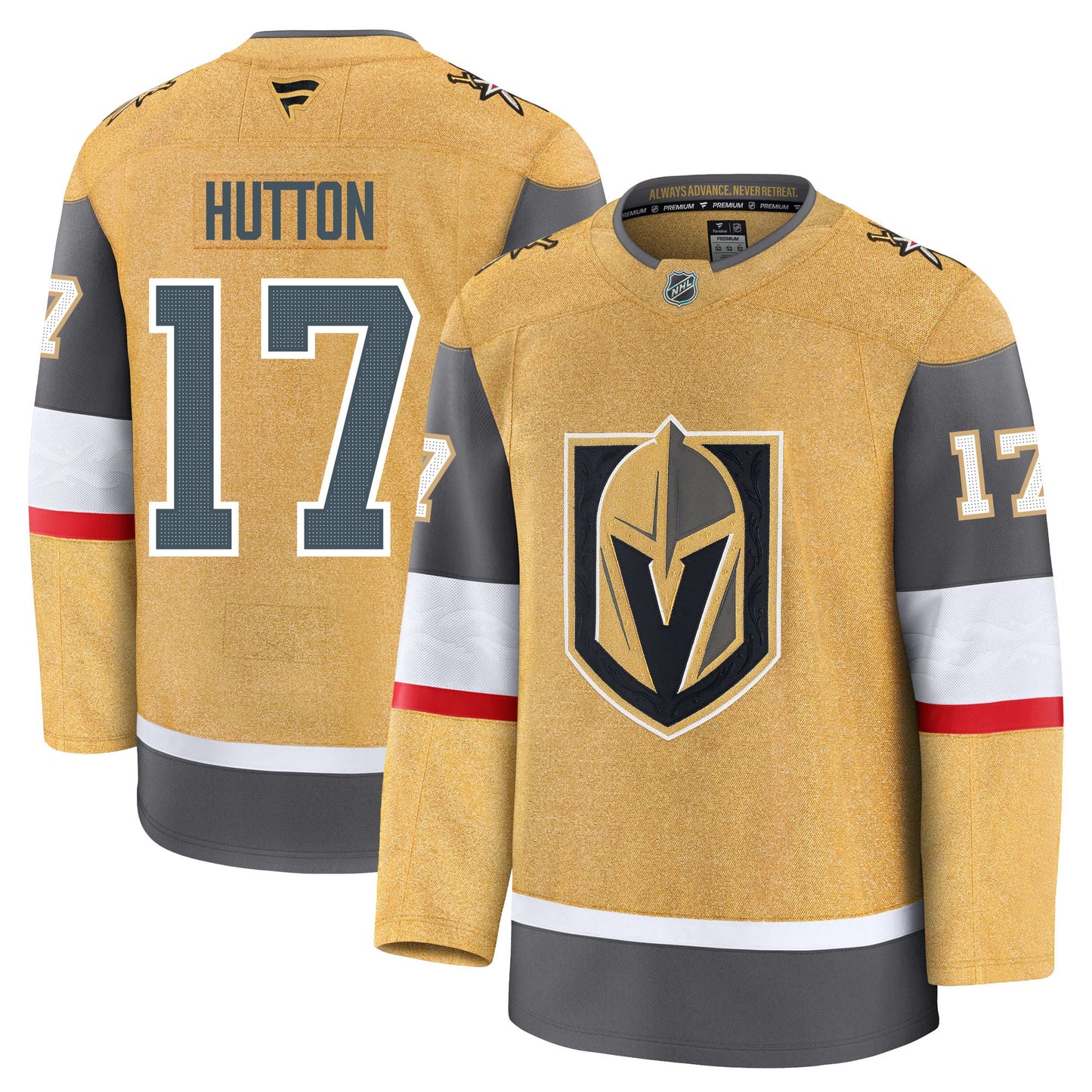 Ben Hutton Vegas Golden Knights Fanatics Premium Home Jersey