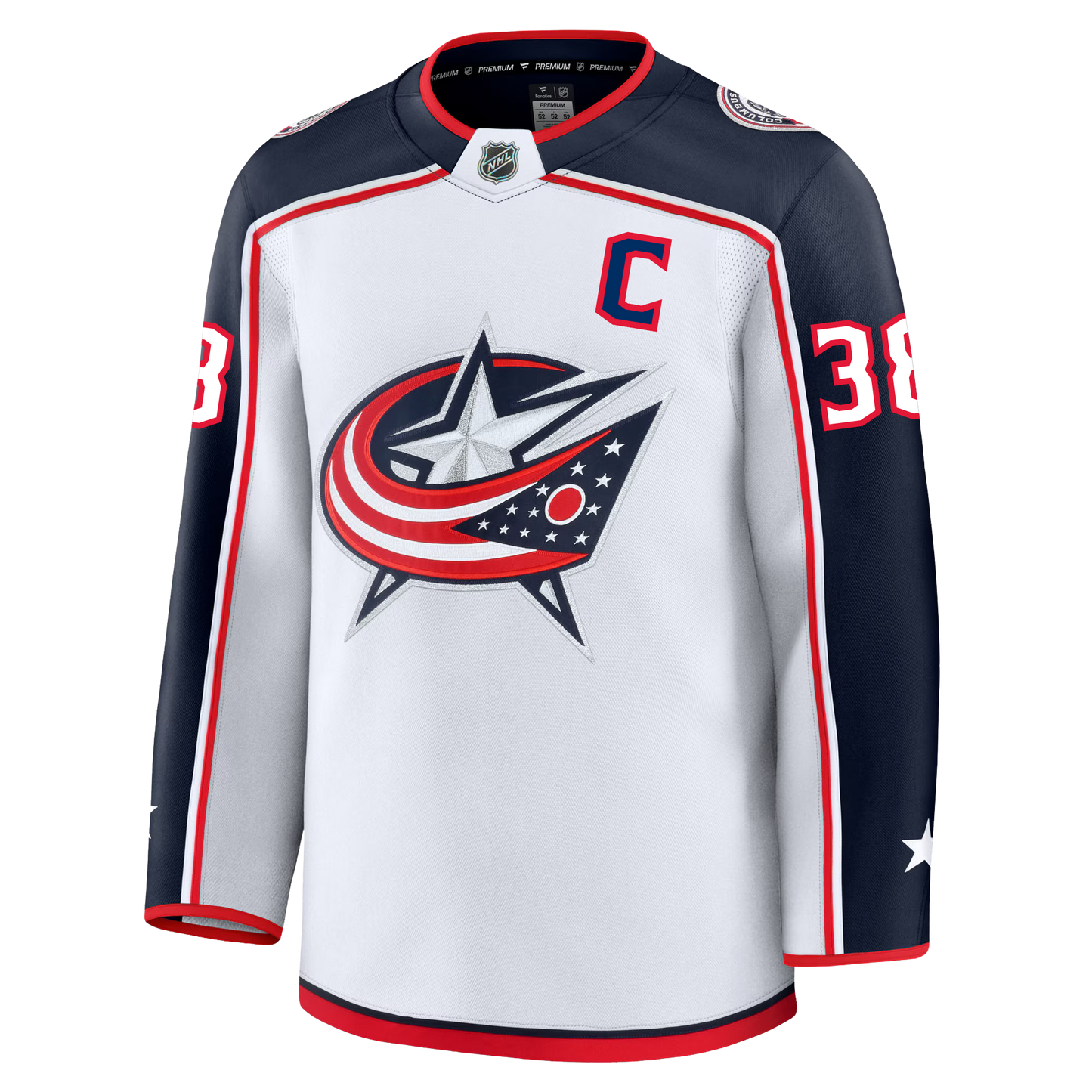 Boone Jenner Columbus Blue Jackets Fanatics Premium Away Jersey