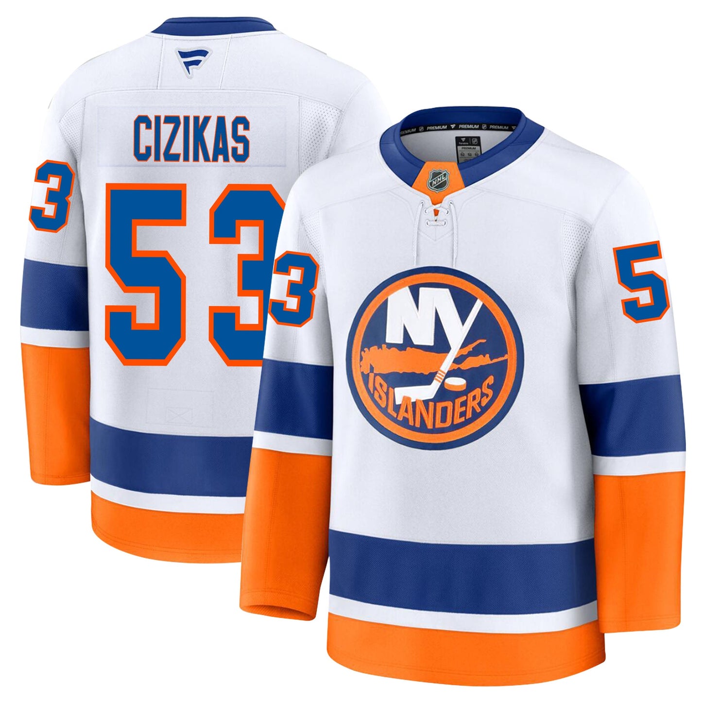 Casey Cizikas New York Islanders Fanatics Premium Away Jersey