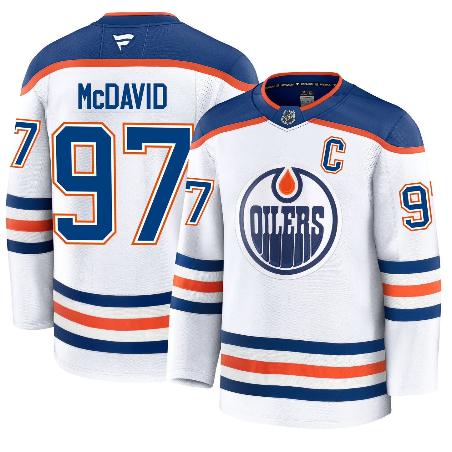 Connor McDavid Edmonton Oilers Fanatics Premium Away Jersey