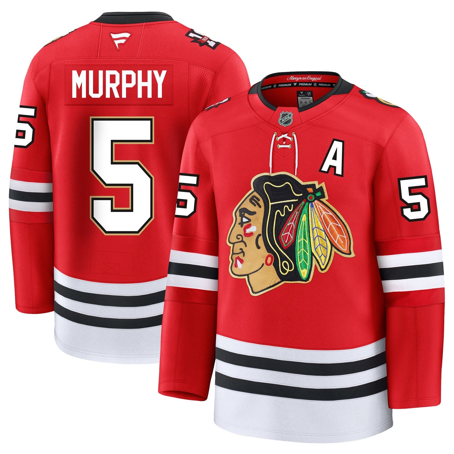 Connor Murphy Chicago Blackhawks Fanatics Centennial Premium Jersey