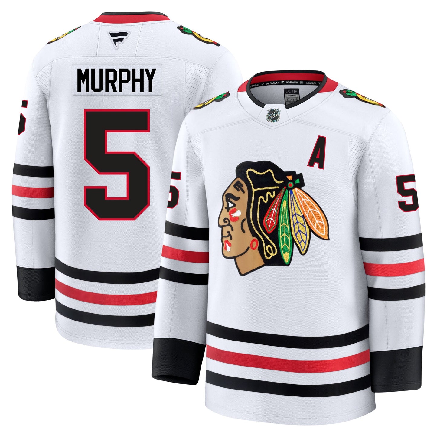 Connor Murphy Chicago Blackhawks Fanatics Premium Away Jersey