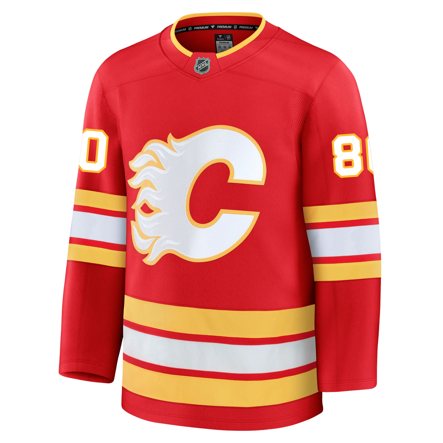 Dan Vladar Calgary Flames Fanatics Premium Home Jersey