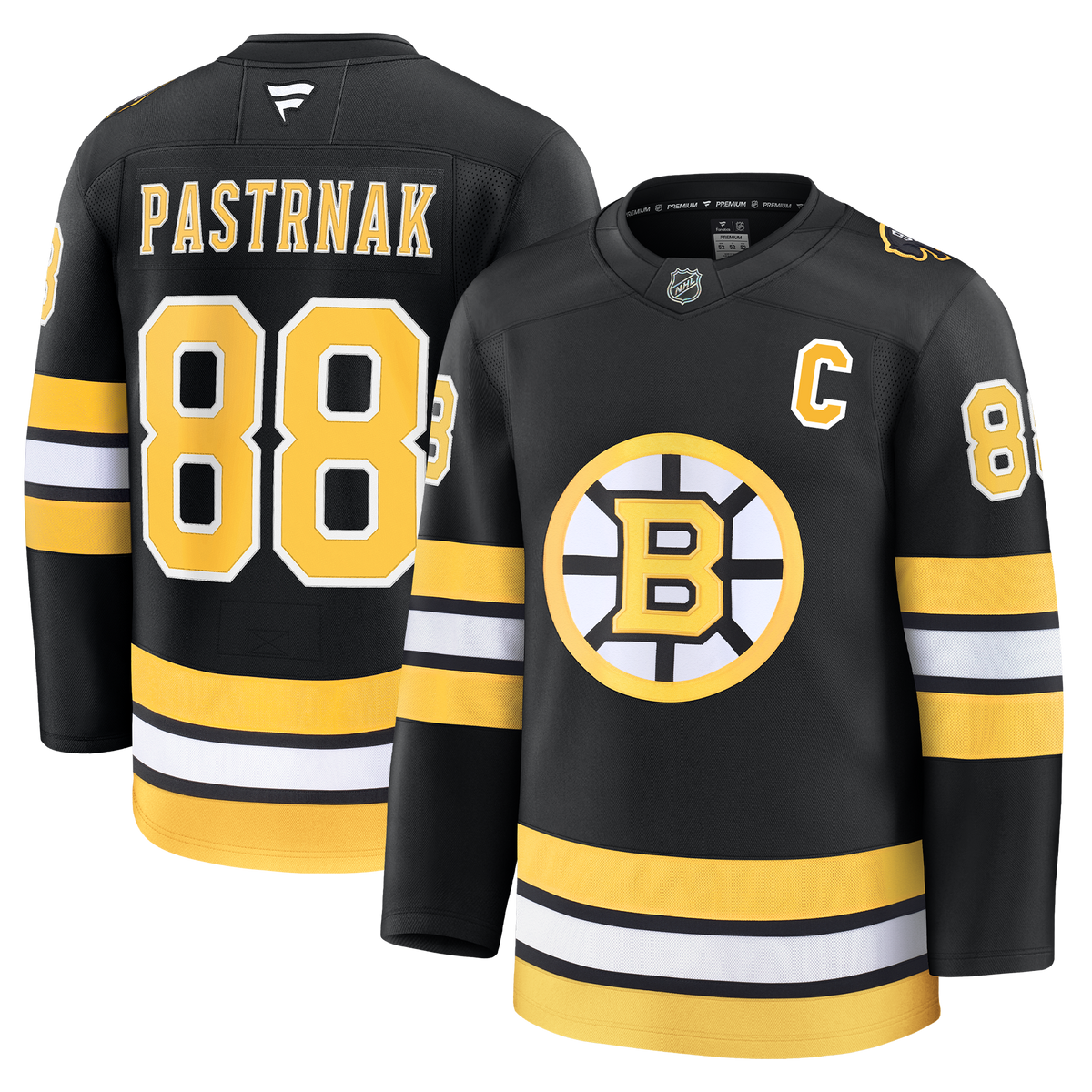 David Pastrnak Boston Bruins Fanatics Home Premium Jersey