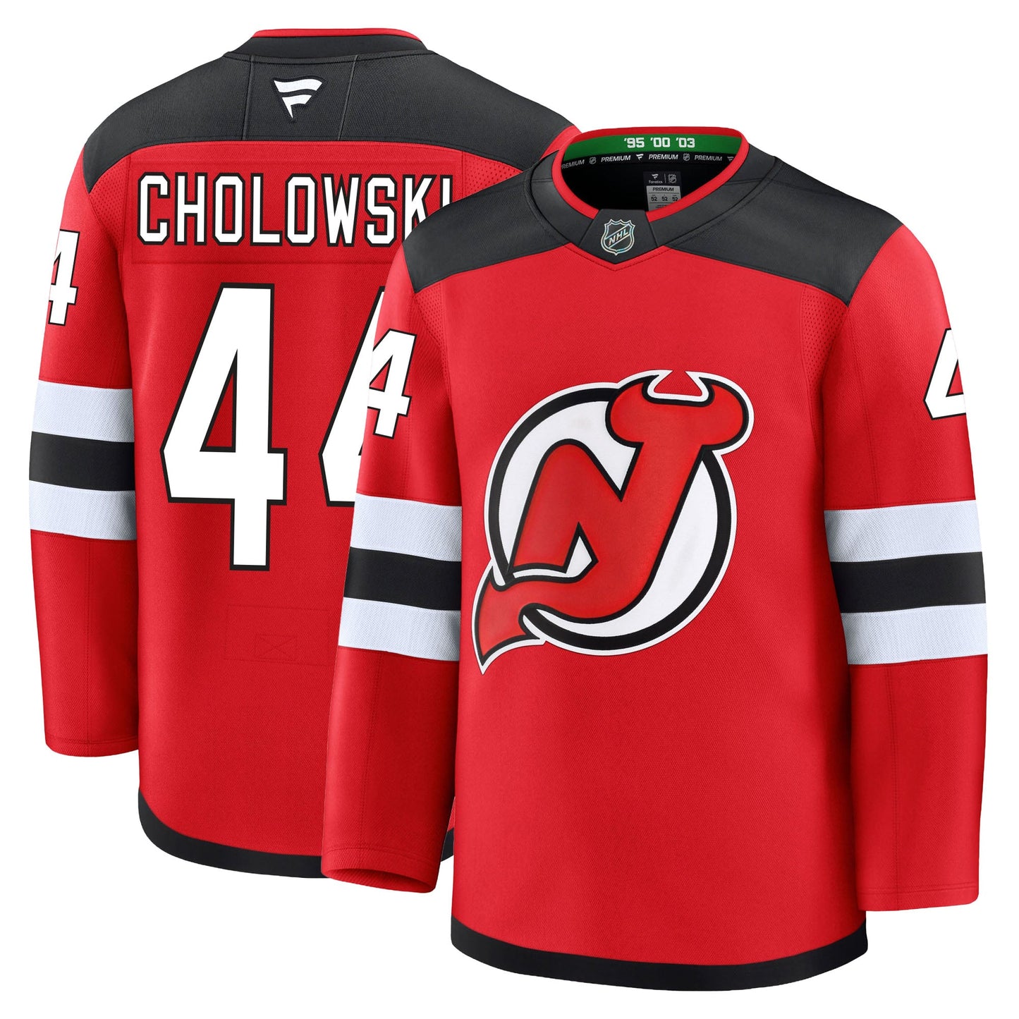 Dennis Cholowski New Jersey Devils Fanatics Premium Home Jersey