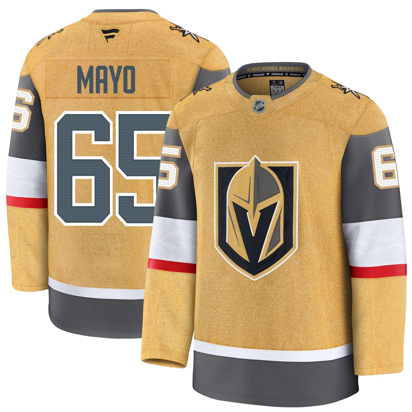 Dysin Mayo Vegas Golden Knights Fanatics Premium Home Jersey