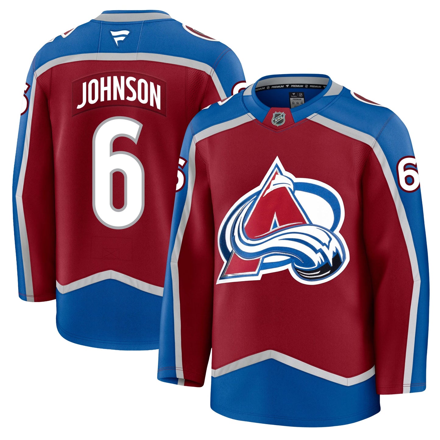 Erik Johnson Colorado Avalanche Fanatics Premium Home Jersey