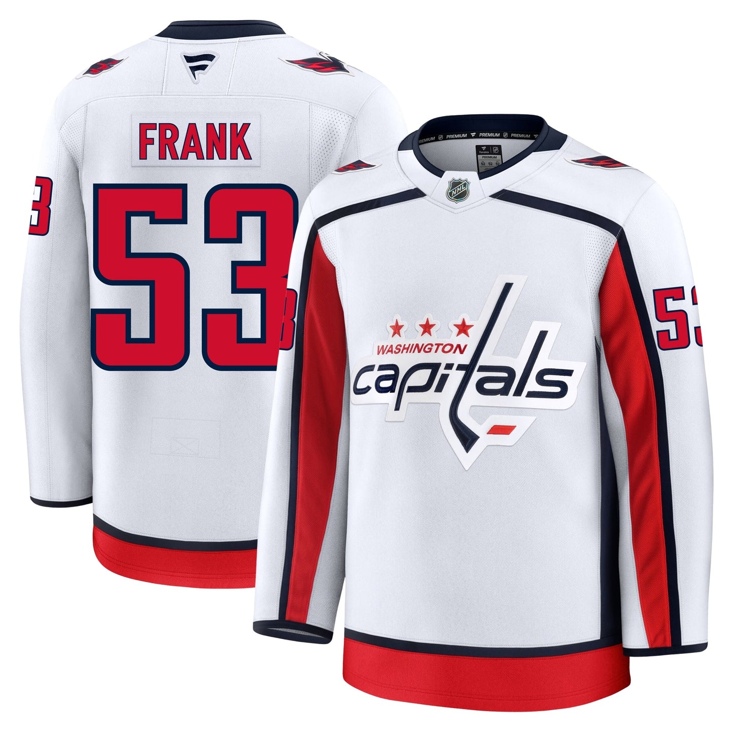 Ethen Frank Washington Capitals Fanatics Premium Away Jersey