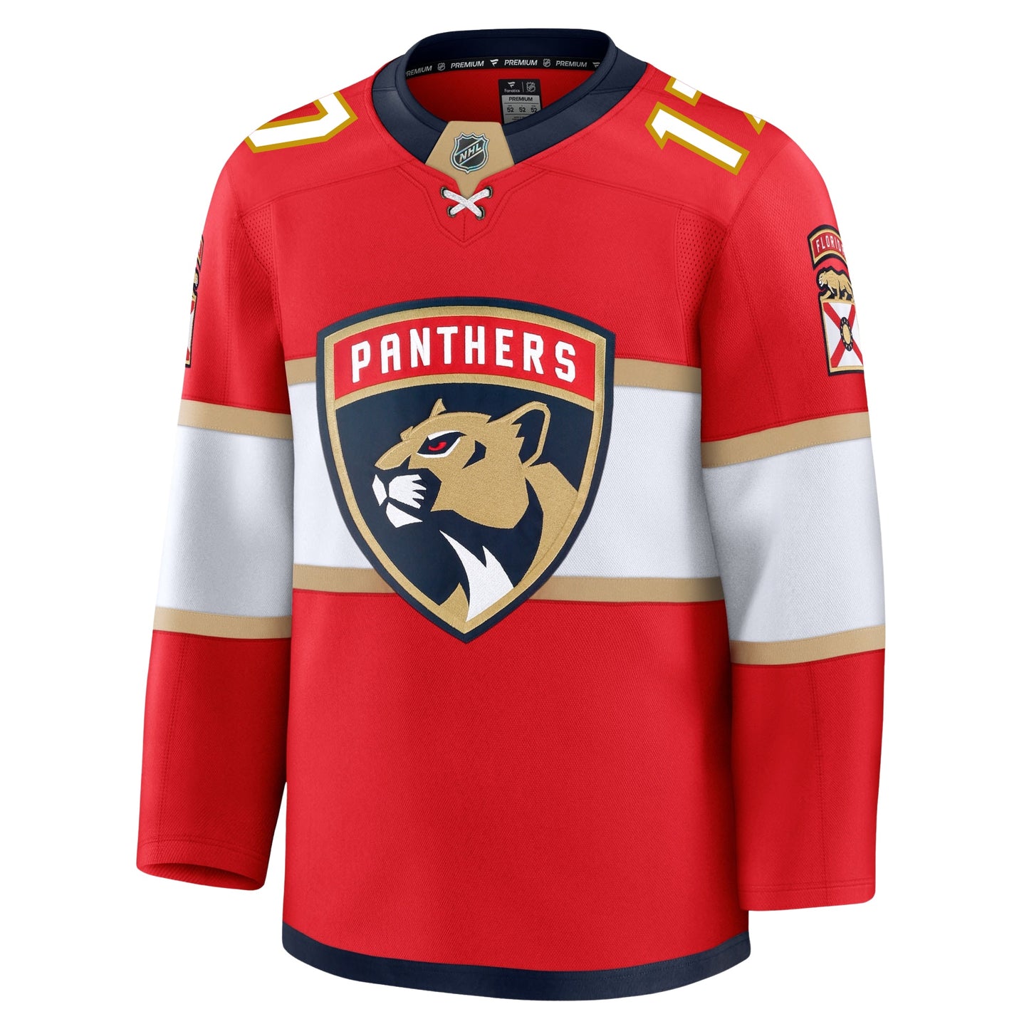 Evan Rodrigues Florida Panthers Fanatics Premium Home Jersey