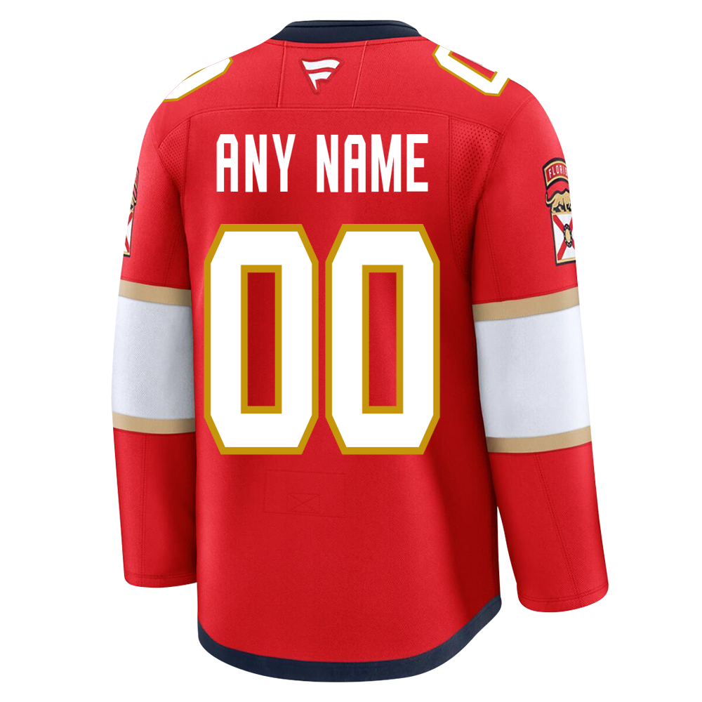 Customizable Florida Panthers 2024 Fanatics Premium Official NHL HOME Jersey