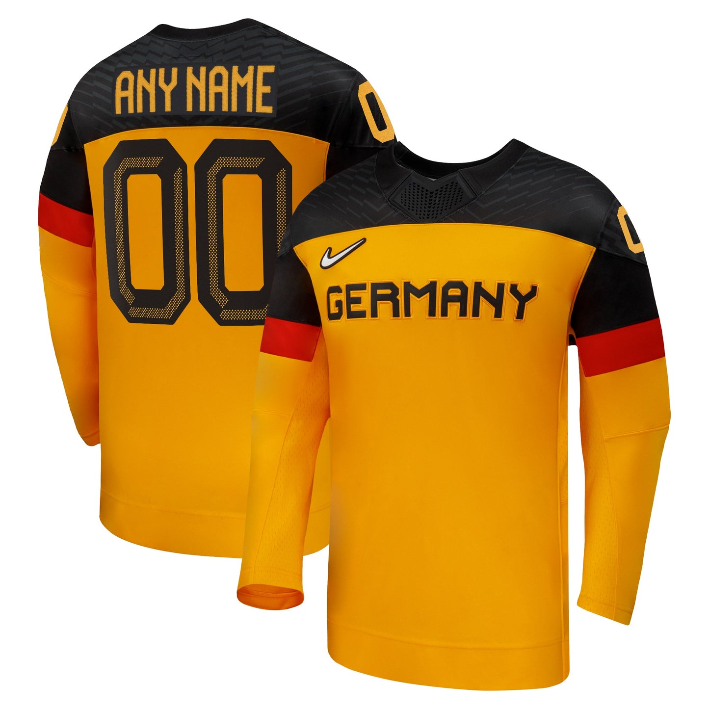 Customizable Team Germany 2026 Nike Gold Replica Jersey