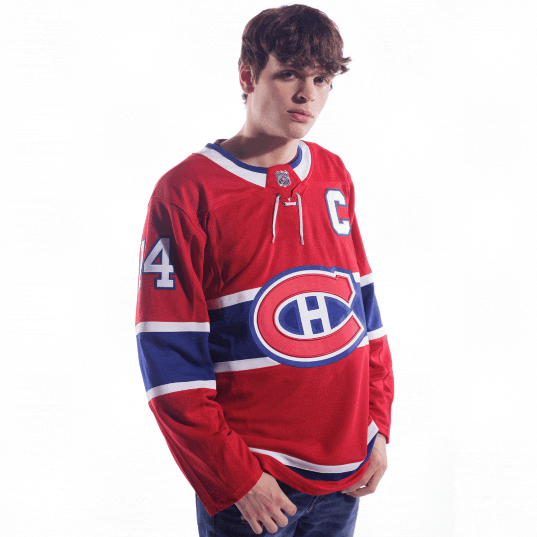 Nick Suzuki Montreal Canadiens Adidas Primegreen Authentic NHL Hockey Jersey