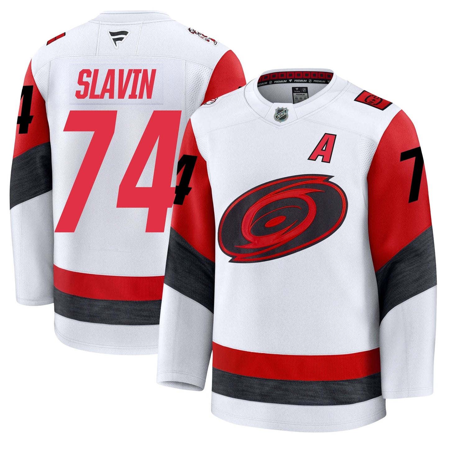 Jaccob Slavin Carolina Hurricanes Fanatics Away Premium Jersey