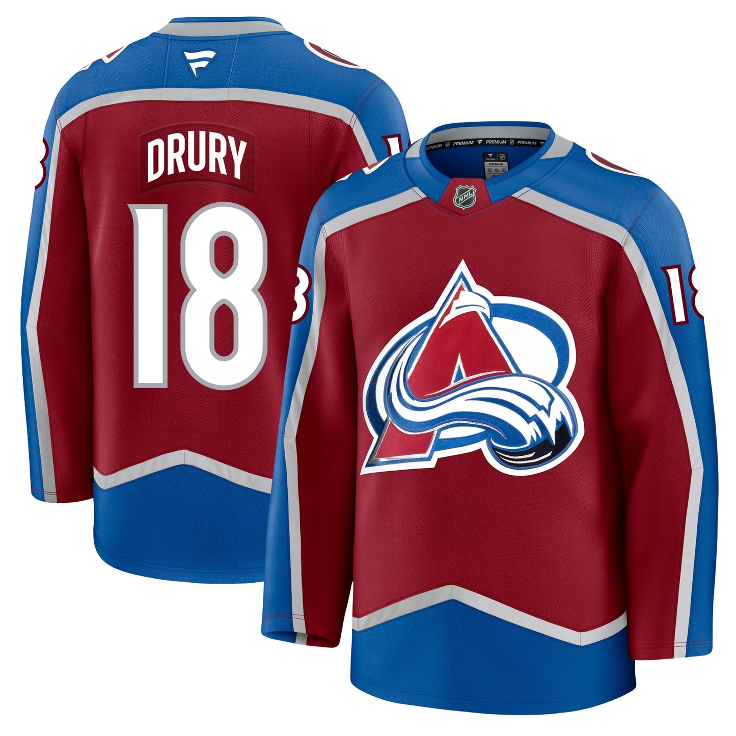 Jack Drury Colorado Avalanche Fanatics Premium Home Jersey