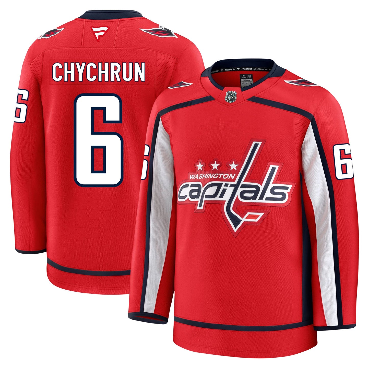 Jakob Chychrun Washington Capitals Fanatics Premium Home Jersey