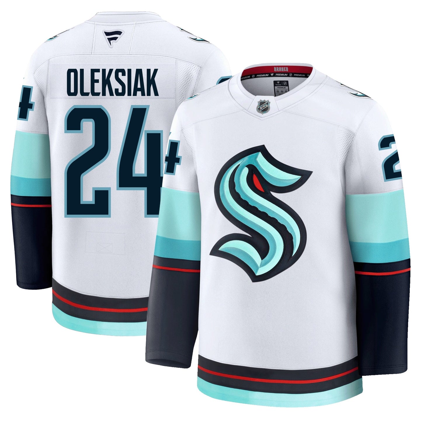 Jamie Oleksiak Seattle Kraken Fanatics Premium Away Jersey