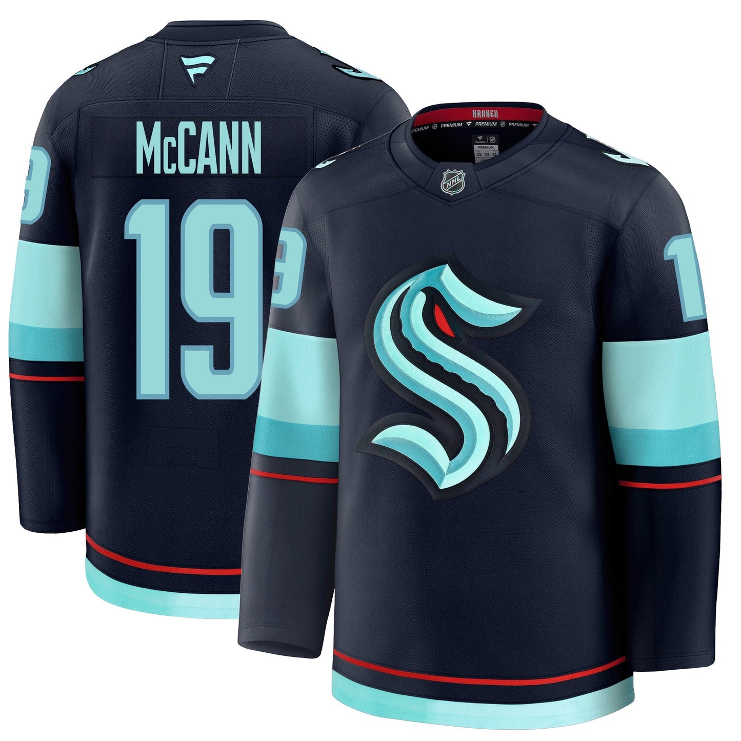 Jared Mccann Seattle Kraken Fanatics Premium Home Jersey