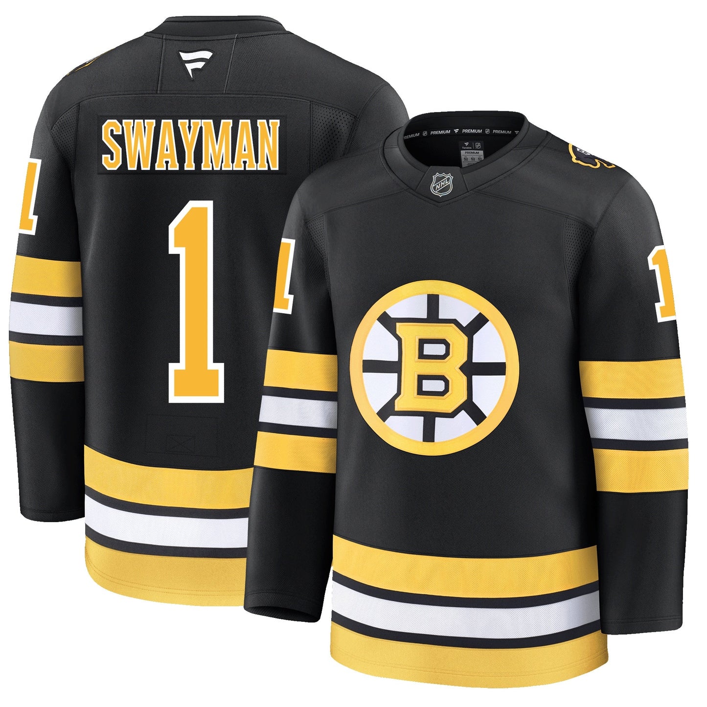 Jeremy Swayman Boston Bruins Fanatics Home Premium Jersey
